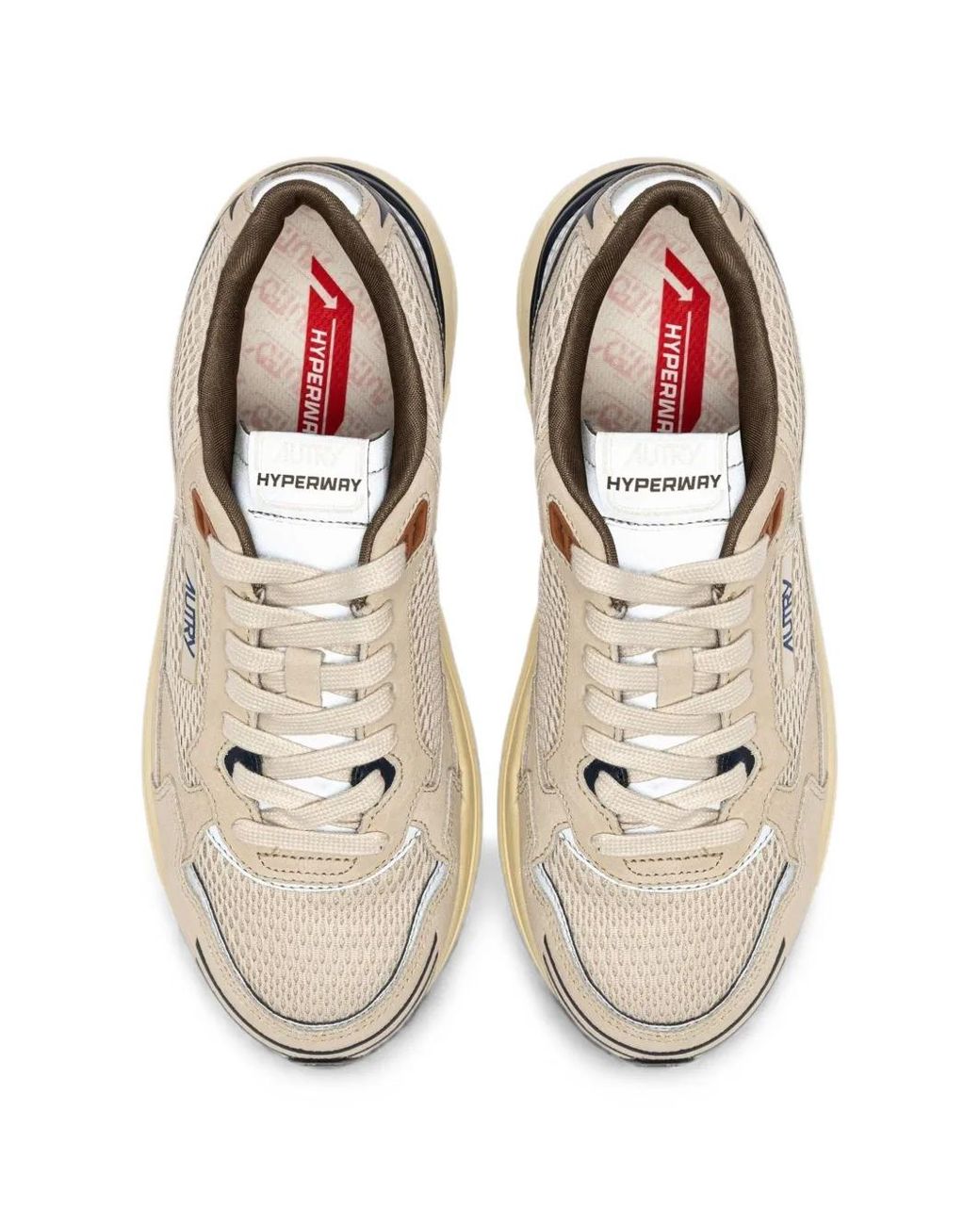 Autry White Logo Sneakers for men
