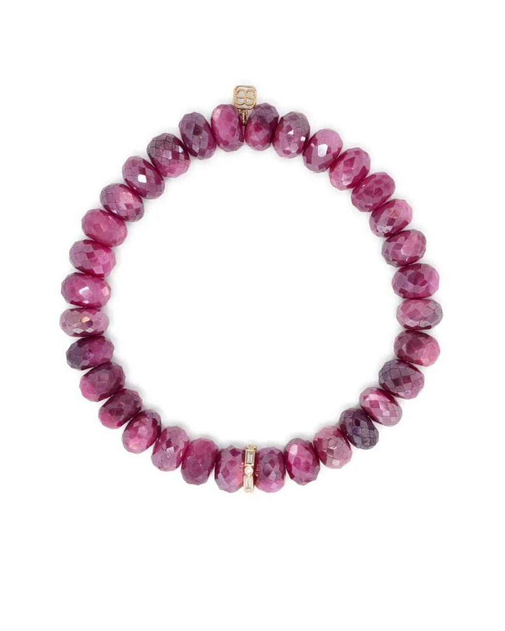 Sydney Evan Pink 14Kt Diamond And Moonstone Bracelet