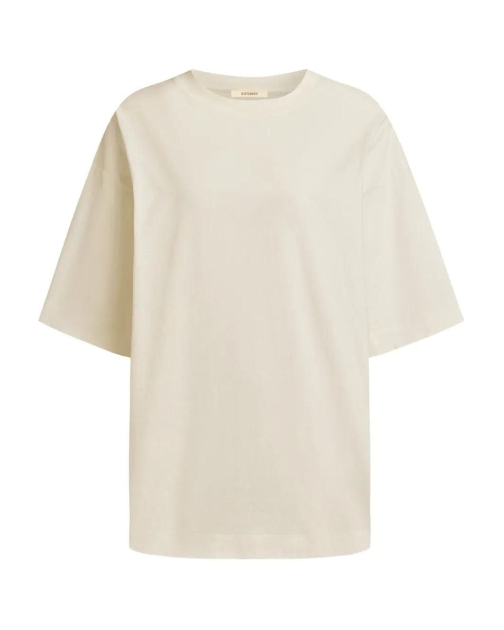 12 STOREEZ White Cotton T-Shirt