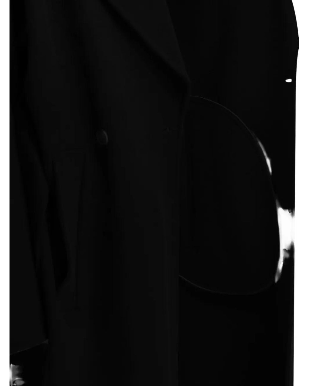 IVY & OAK Black Iocybele Belted Wool Coat