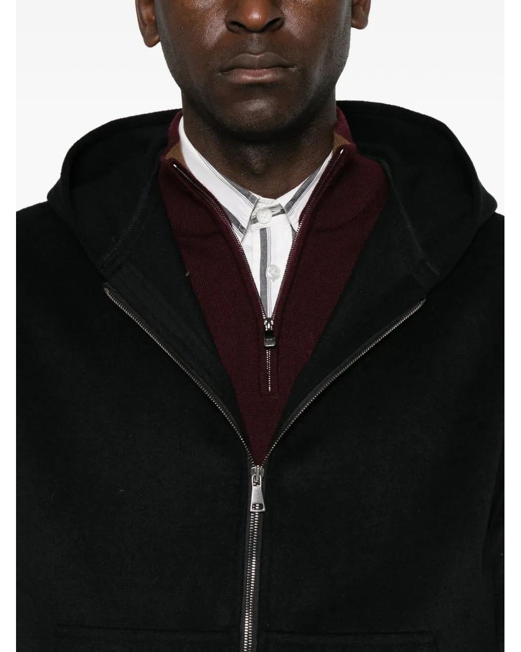 Chaqueta Con Capucha Eraldo de hombre de color Black
