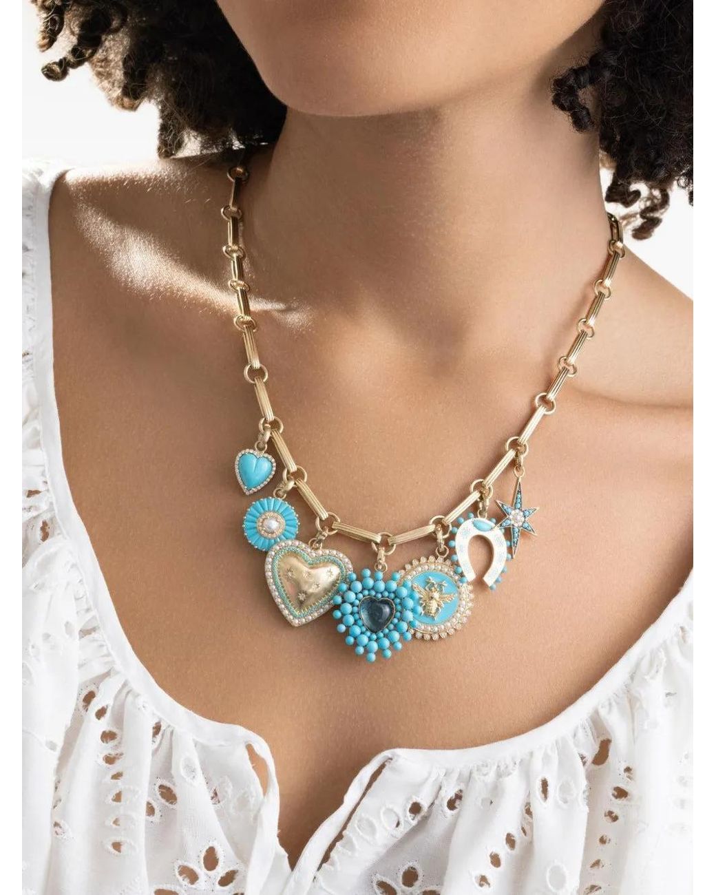 Storrow Jewelry Green Laney Locket Diamond And Pearl Pendant