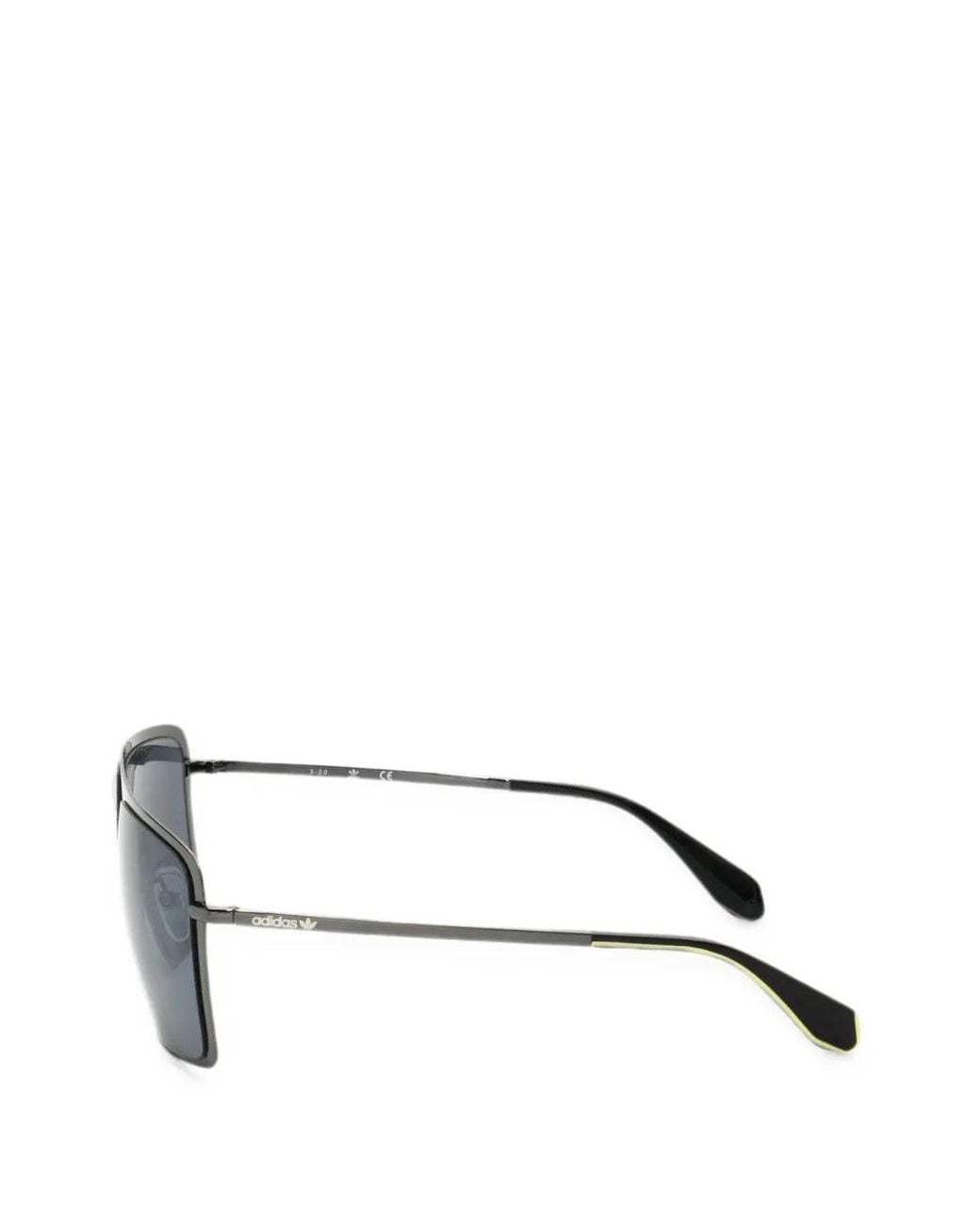 Adidas Gray Square-Frame Sunglasses for men
