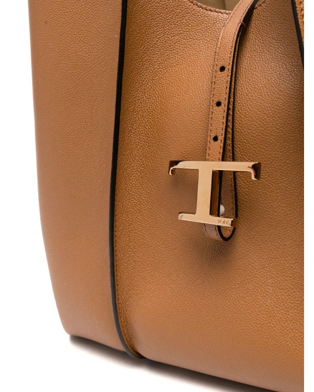 Tod's Brown Medium Leather Tote Bag