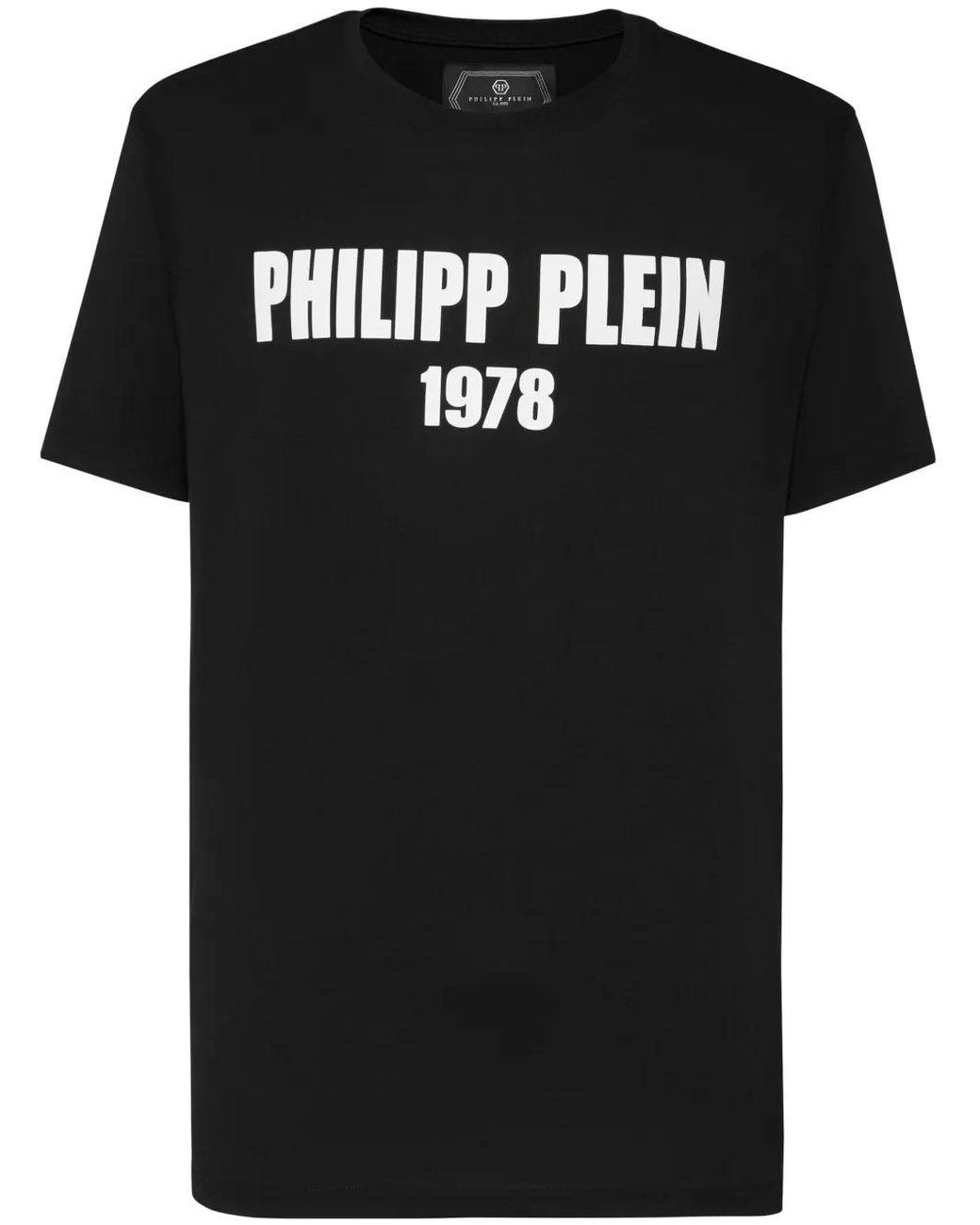 Philipp Plein Black 1978 Logo-Print T-Shirt