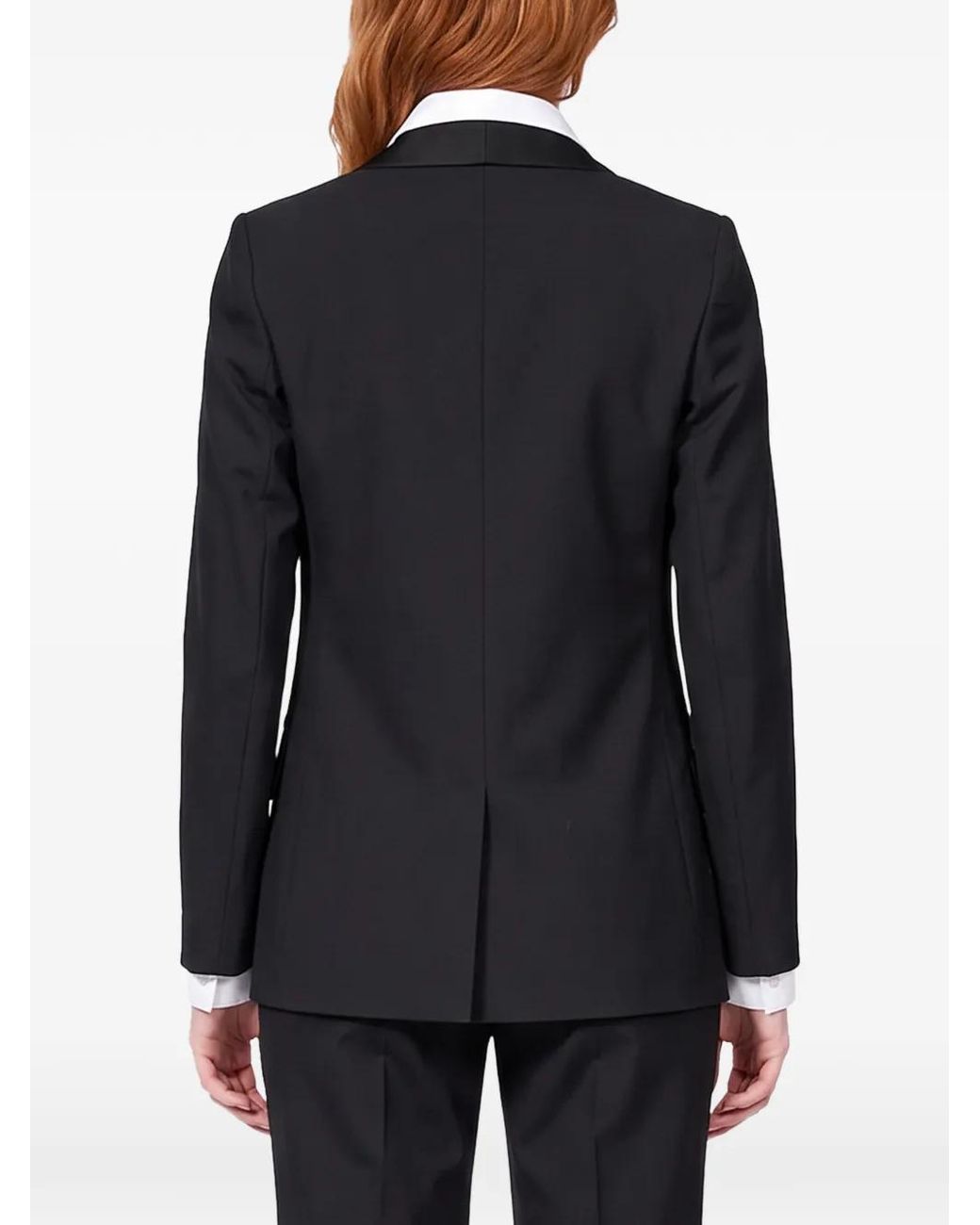 Antonelli Black Pandolce Shawl-Lapel Single-Breasted Jacket