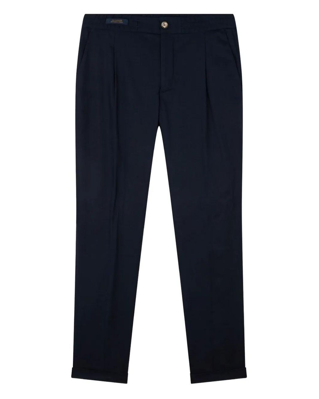 Paul & Shark Blue Buttoned-Pocket Chinos for men