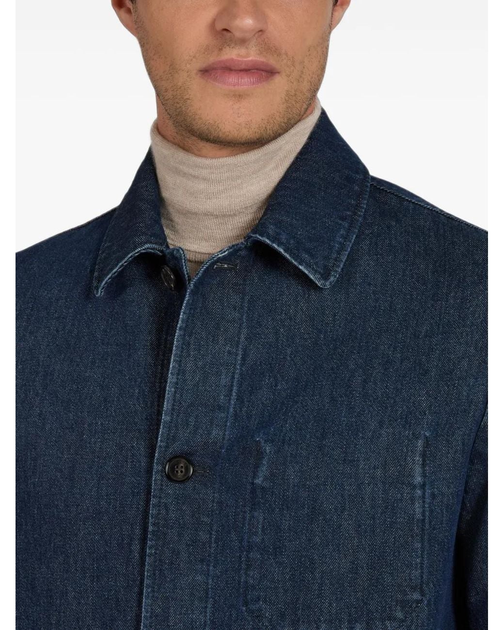 Slowear Blue Veste En Jean for men