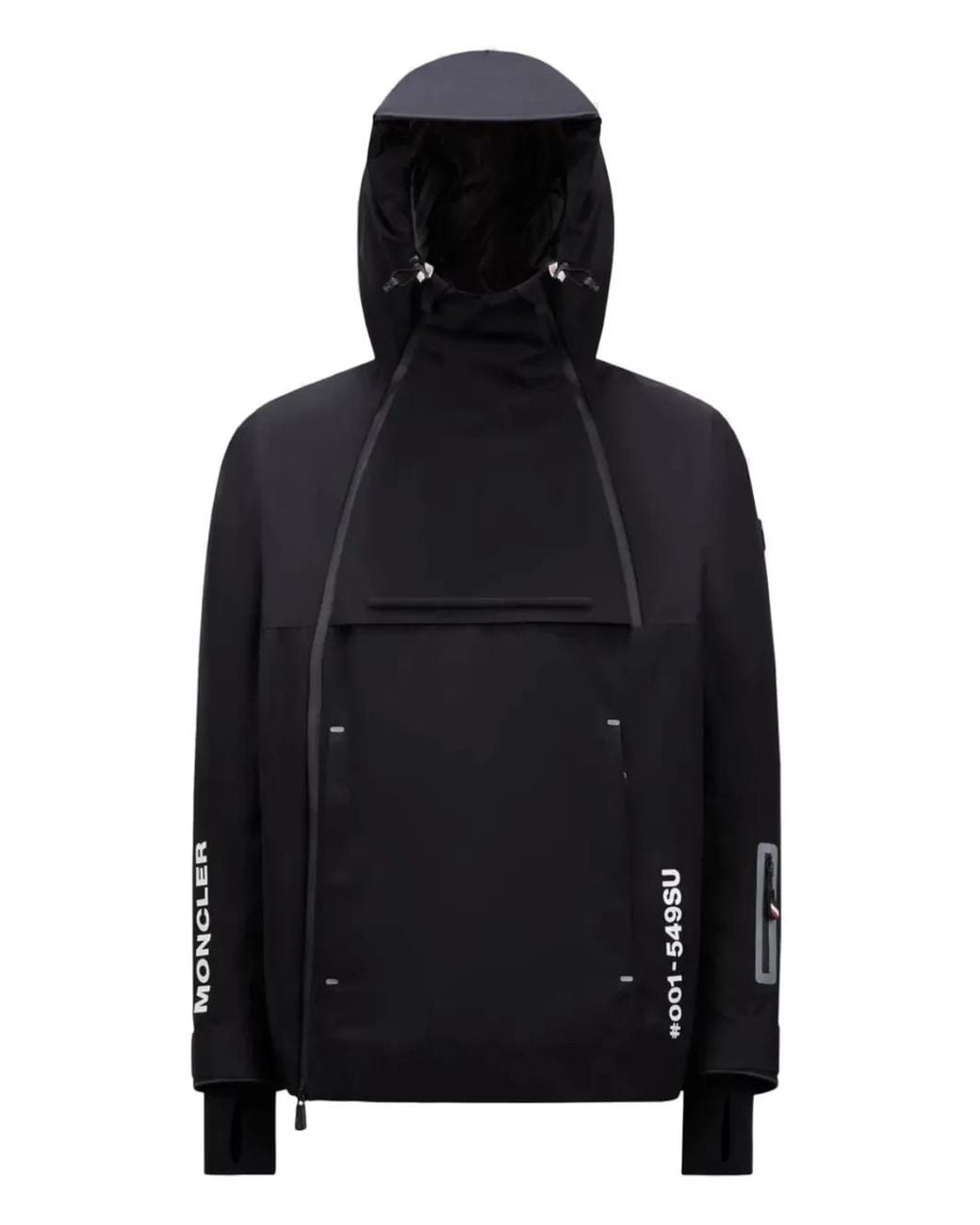 Moncler Black Reflective Ski Jacket for men