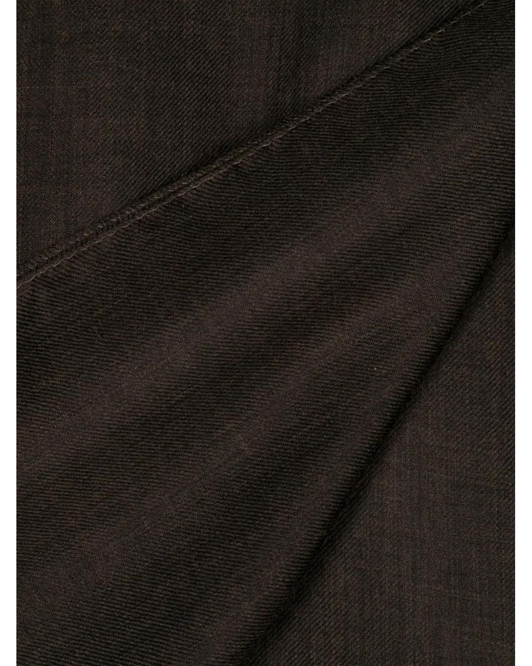 D4.0 Black Frayed Scarf for men
