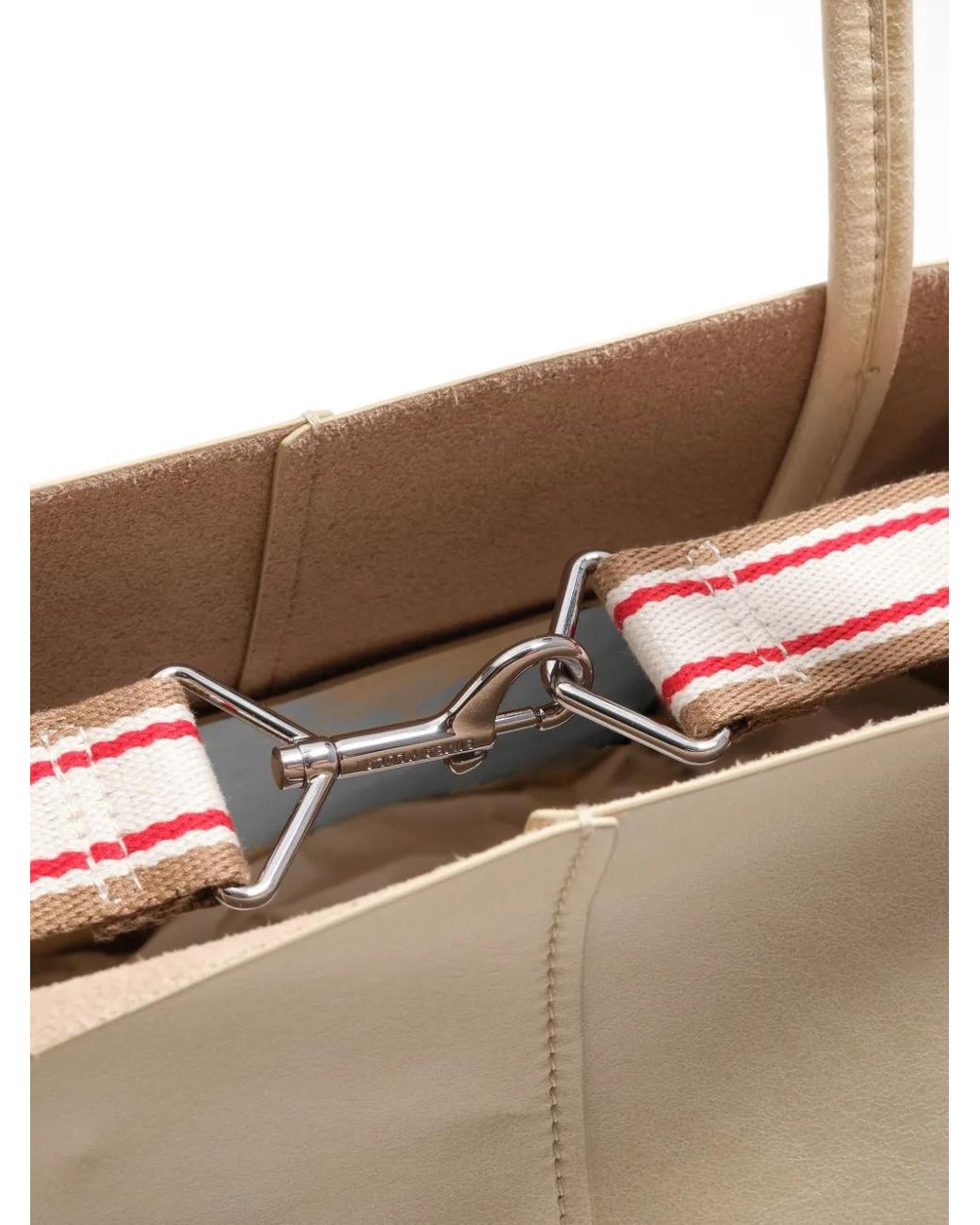 Bimba Y Lola Natural Large Ivory Shoulder Bag
