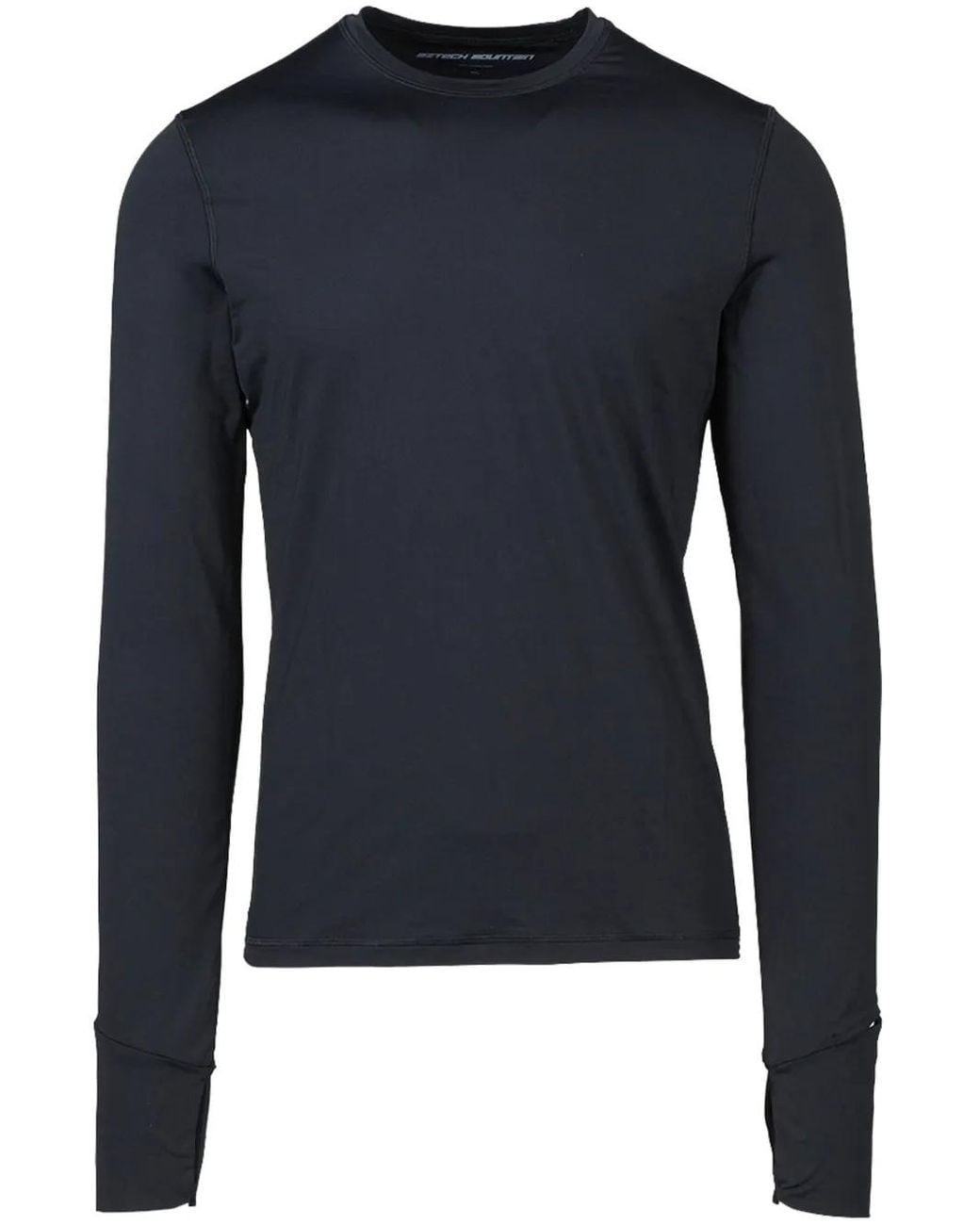 Aztech Mountain Blue Logo-Print Ski T-Shirt for men