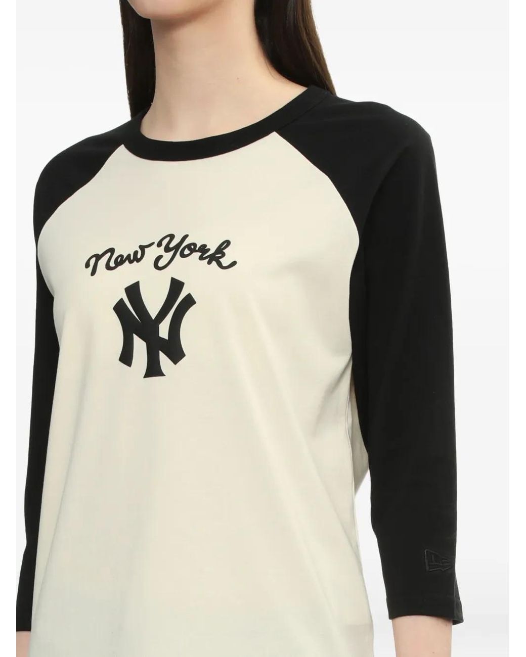 KTZ Black X Mlb Ny Yankees Raglan-Sleeved T-Shirt