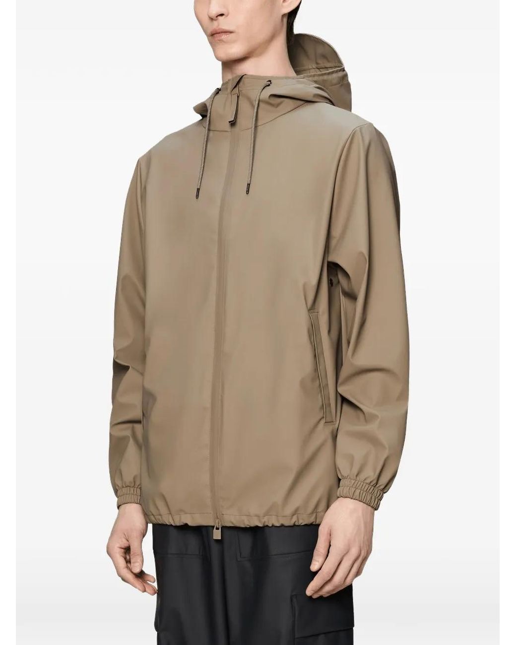 Rains Natural Storm Breaker W3 Hooded Jacket