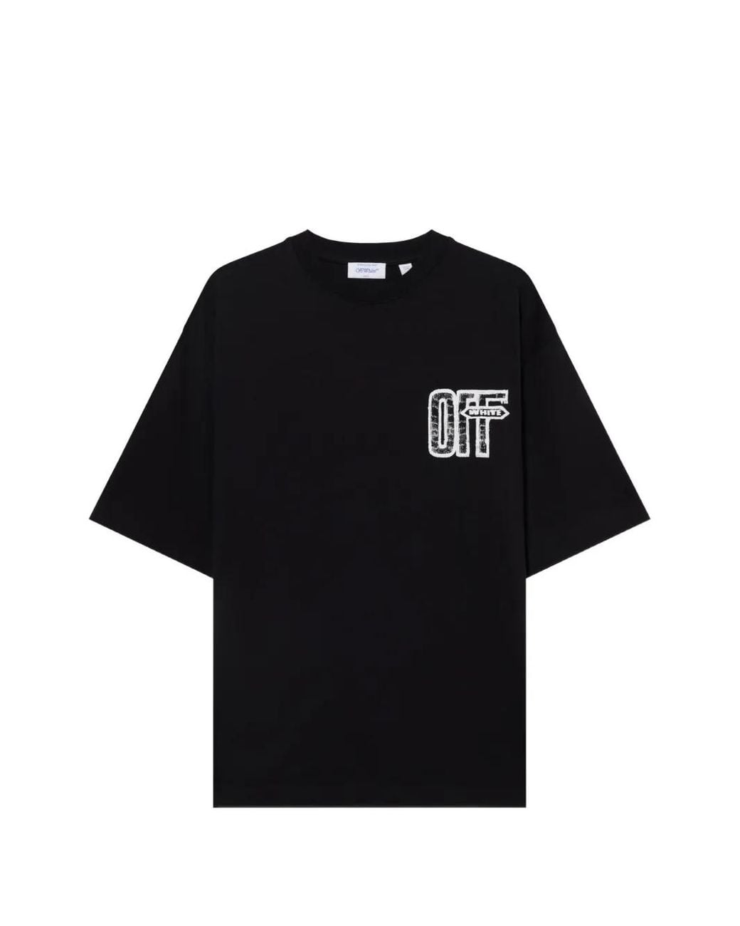 Off-White c/o Virgil Abloh Black Motion Arrow Skate T-Shirt for men