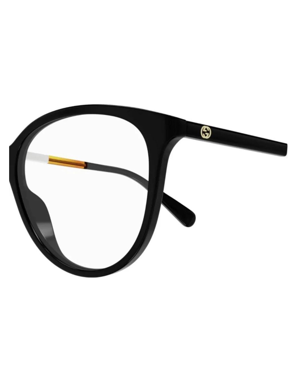 Gucci Black Butterfly-Frame Glasses