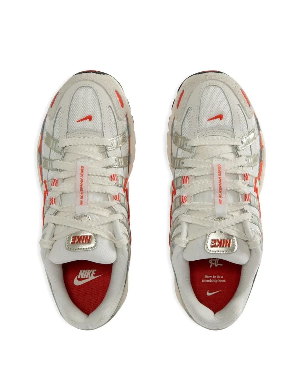 Nike White P-6000 Sneakers