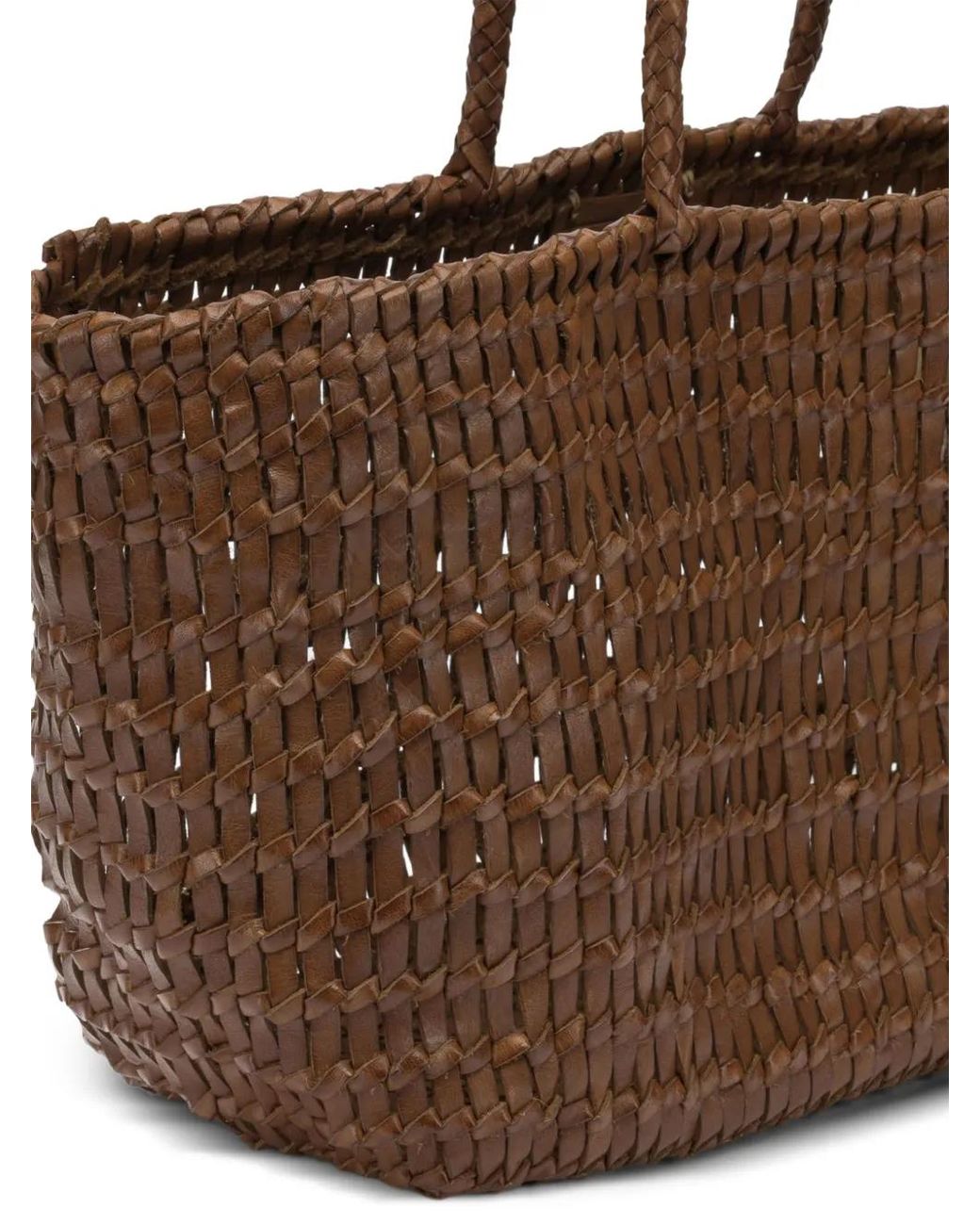 Dragon Diffusion Terrafino Woven Leather Tote Bag in Brown | Lyst UK