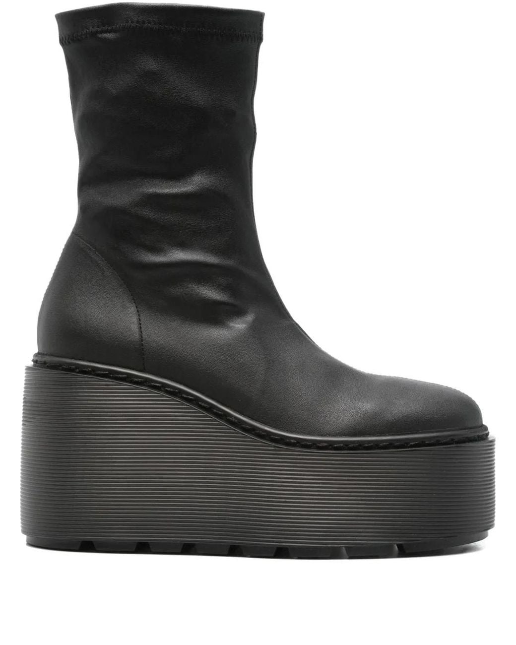 Vic Matié Black Donna Platform Boots