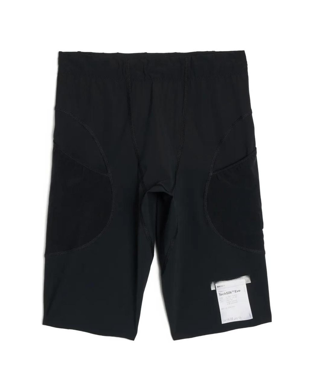 Satisfy Black Techsilk Evo Performance Shorts for men