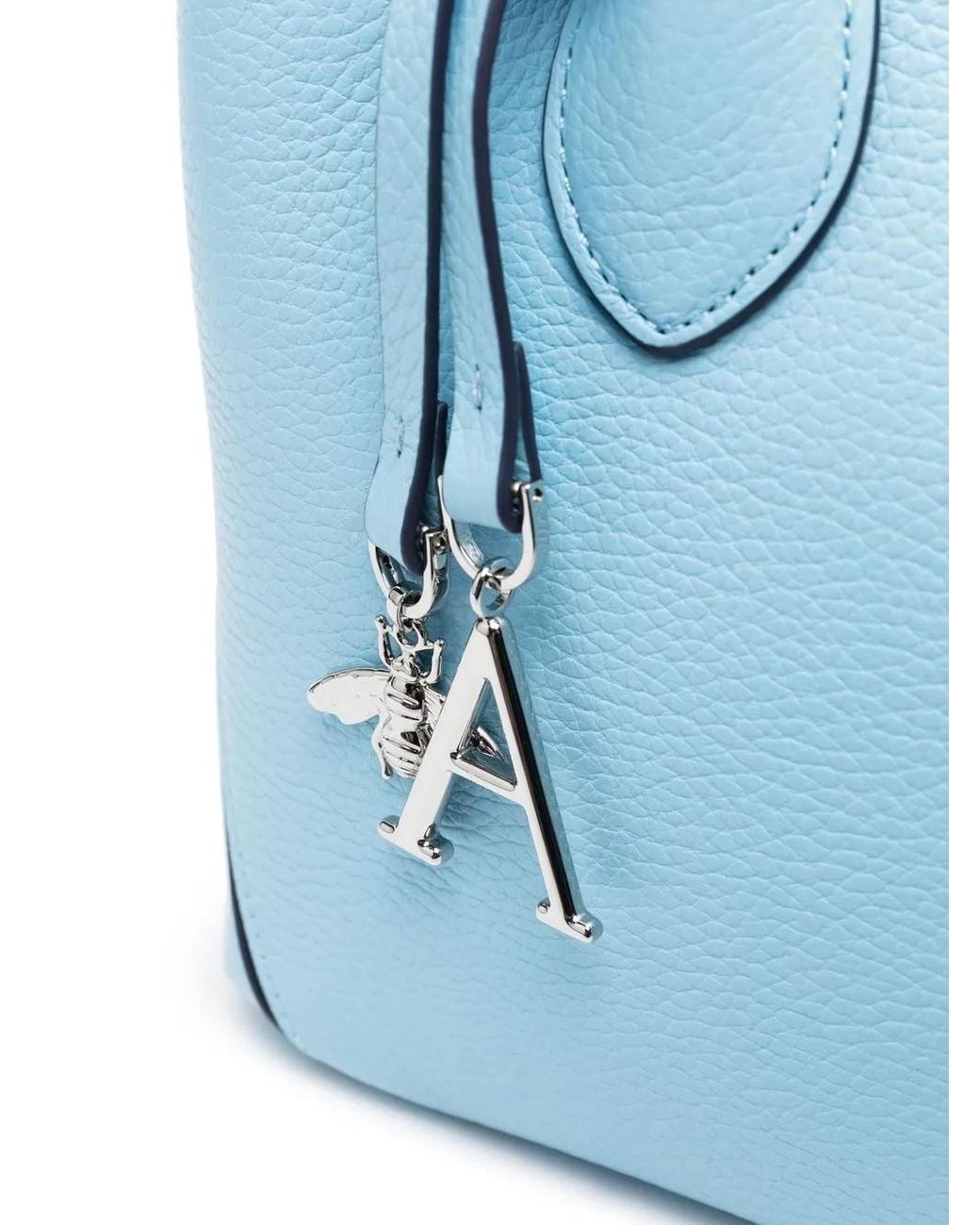 Aspinal Blue London Azure Midi Tote-Bag