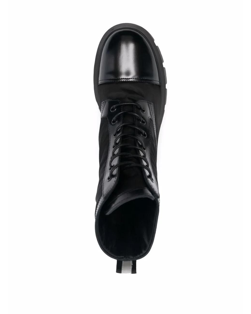 Premiata Black Lace-Up Chunky-Sole Boots