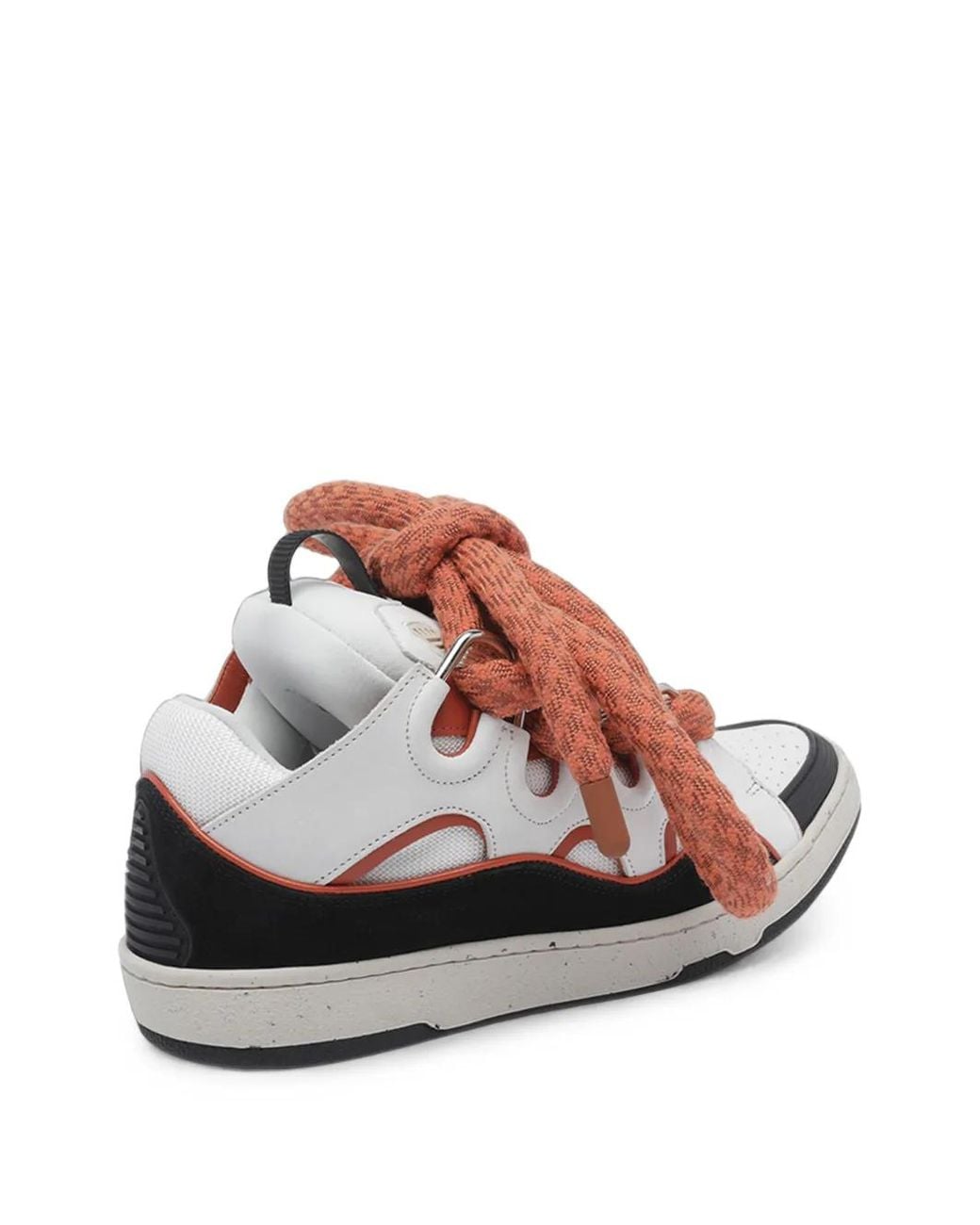 Lanvin Pink Curb Snake Sneakers for men