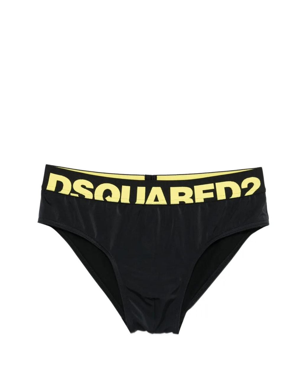 DSquared² Black Culotte À Taille À Logo for men