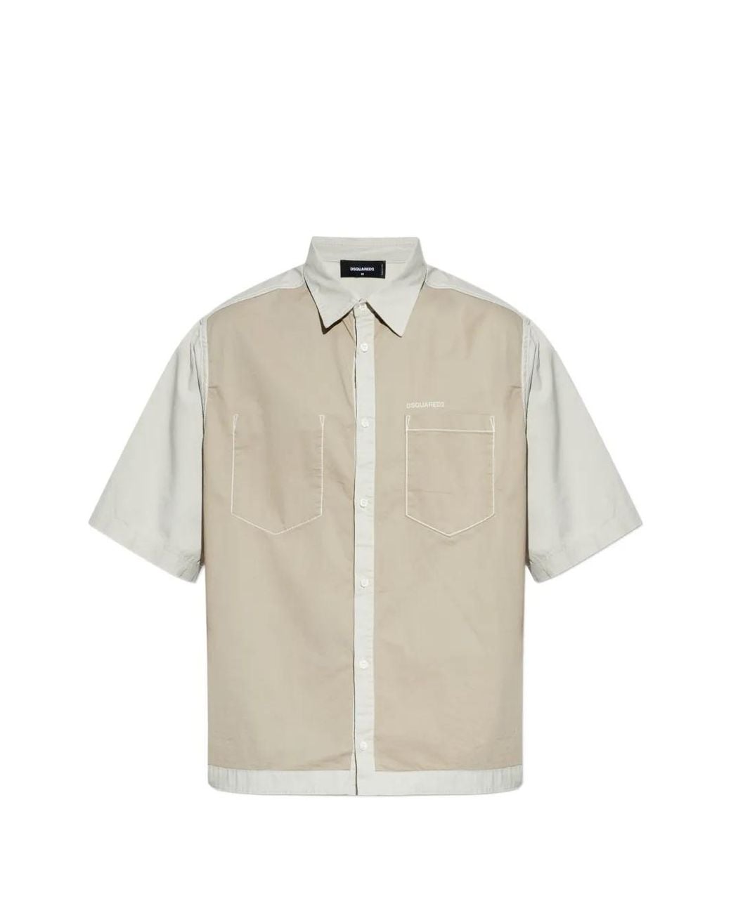DSquared² White Chemise À Poche Poitrine for men