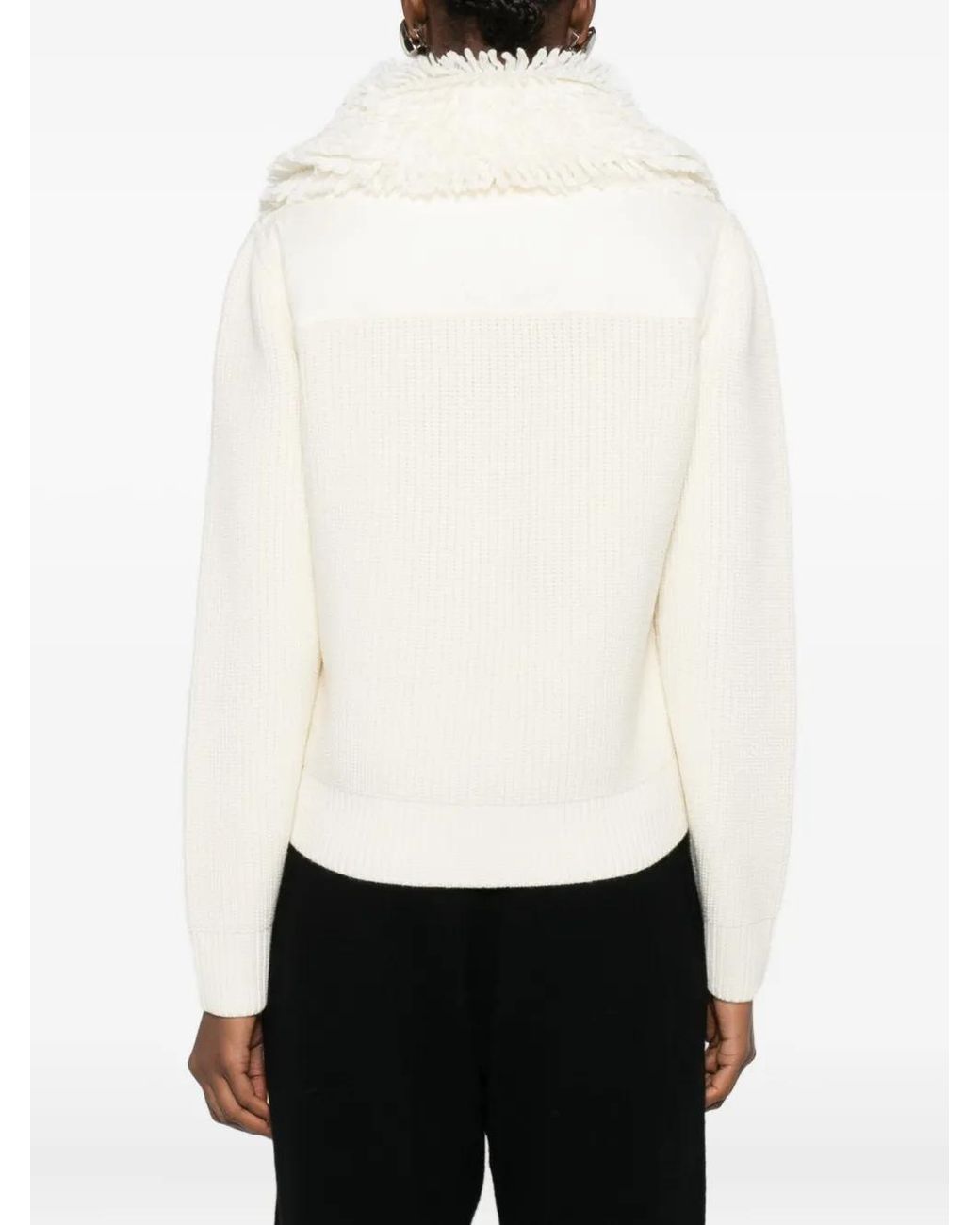 Moncler Natural Fur Collar Jacket