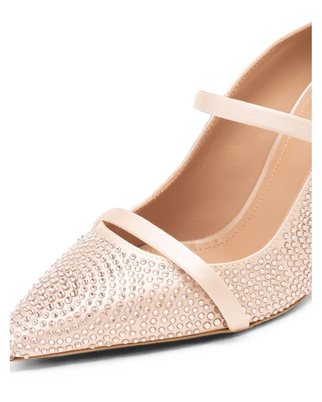 Malone Souliers Pink Diaz Crystal-Embellished Pumps