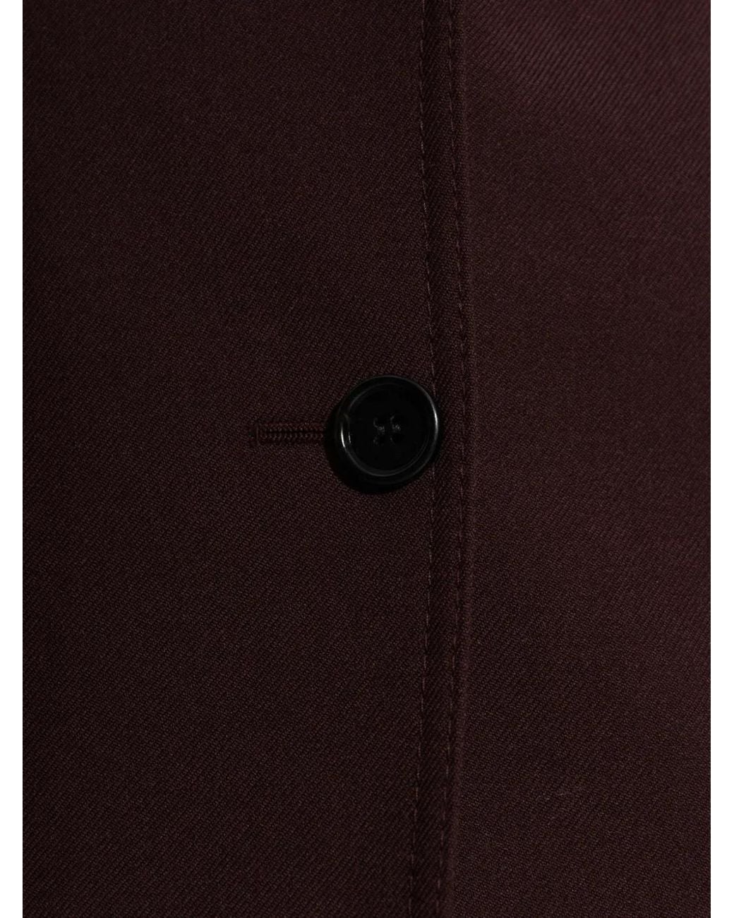 Chloé Purple Single-Breasted Tailored Jacket