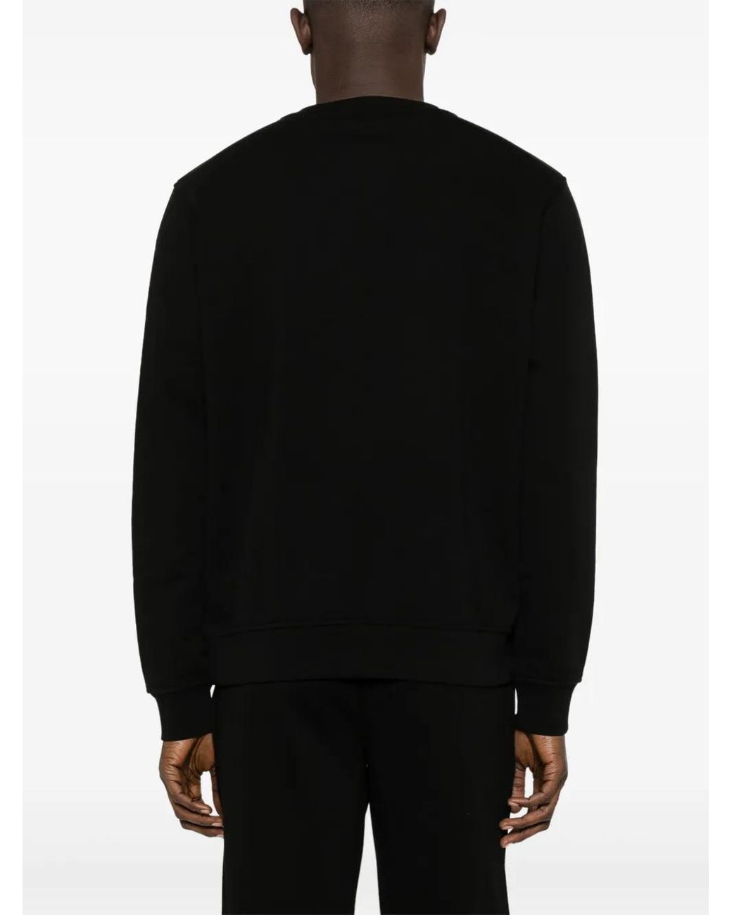 Karl Lagerfeld Black Karl Ikon-Patch Sweatshirt for men