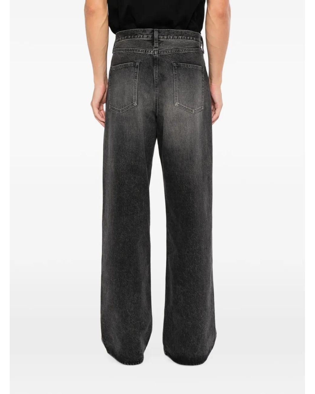 Ssstein Black Loose Fit Jeans for men