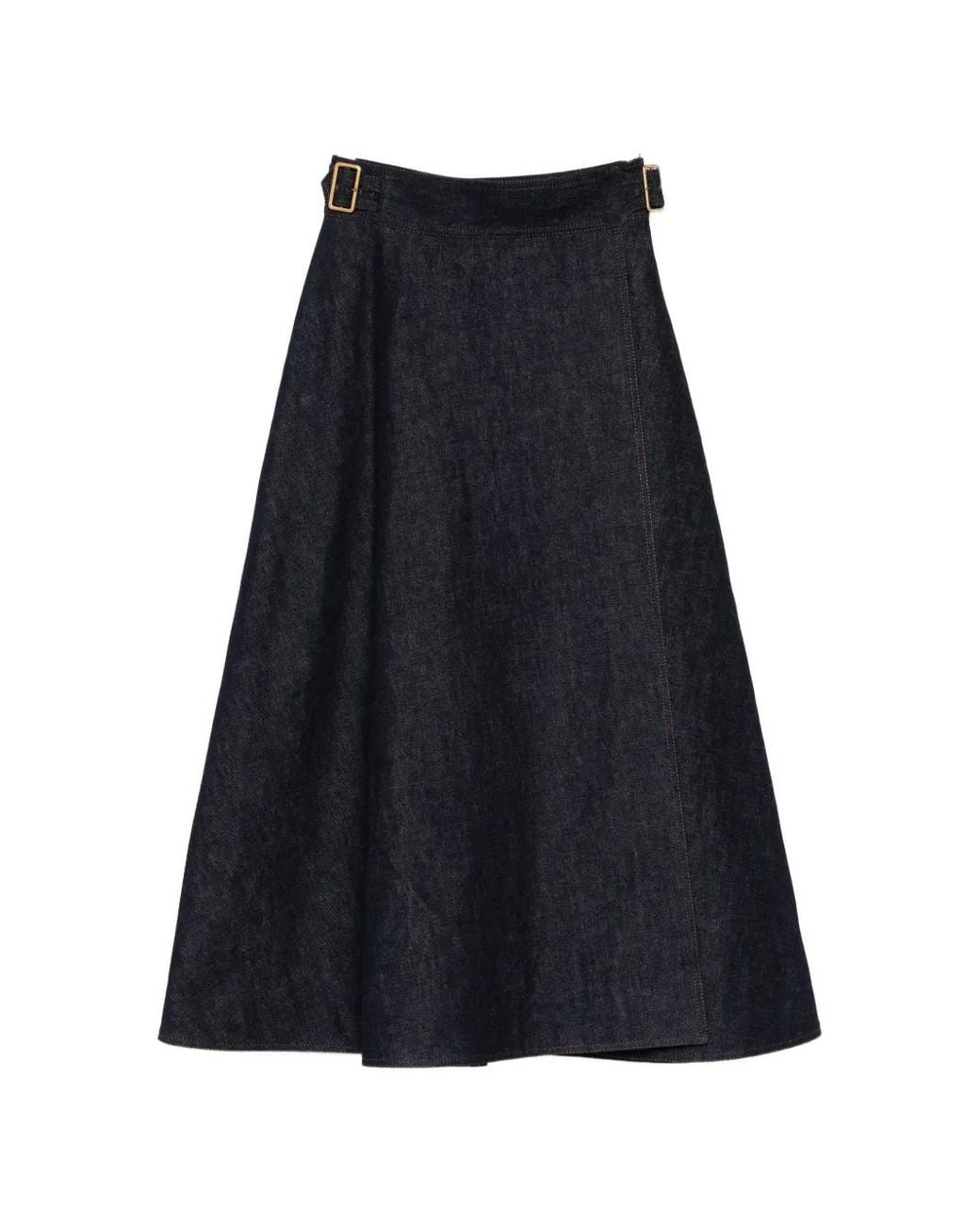 Adam Lippes Blue Caspian Skirt