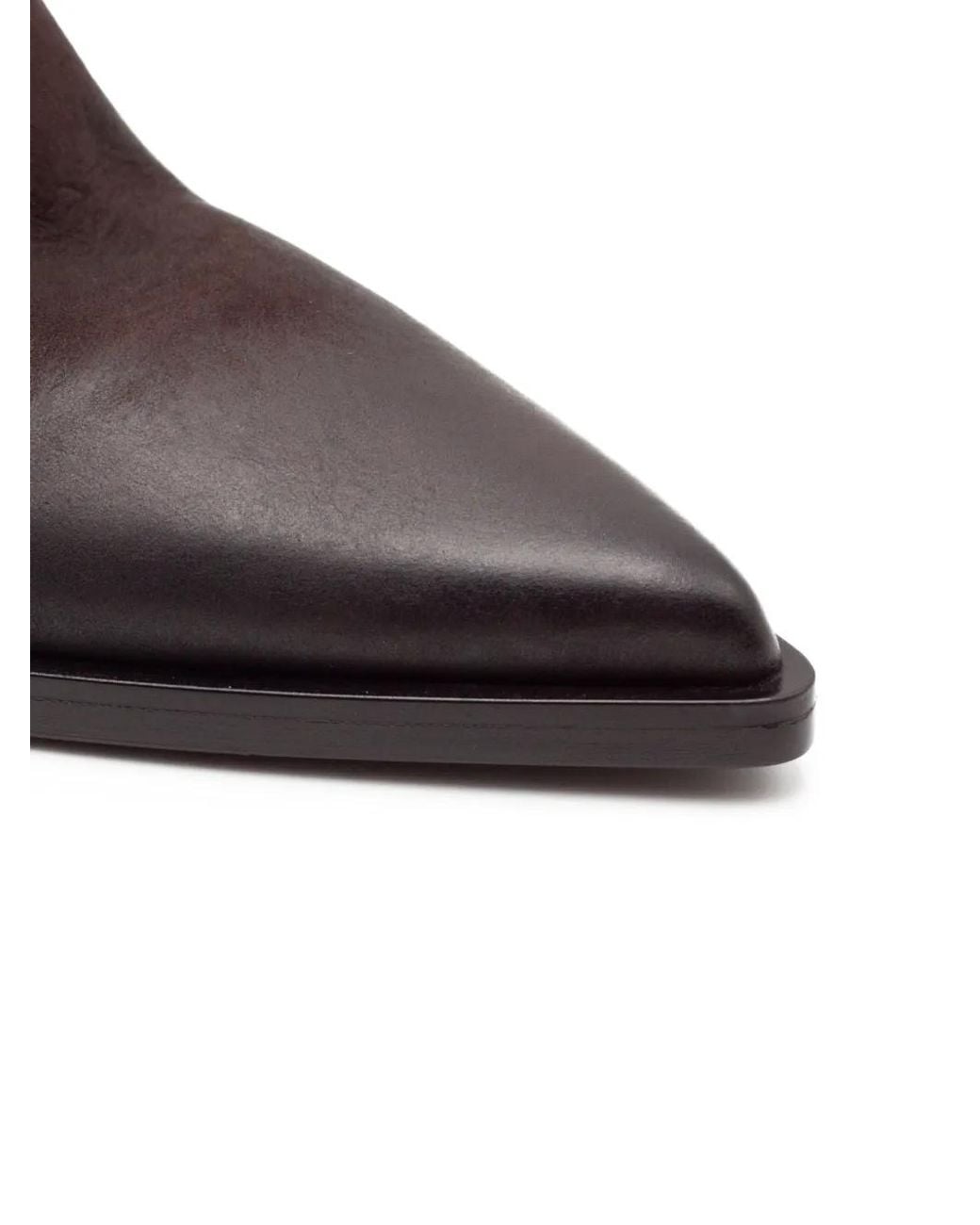 Elena Iachi Black Thais Boston Tapered-Toe Spool-Heel Ankle Boots