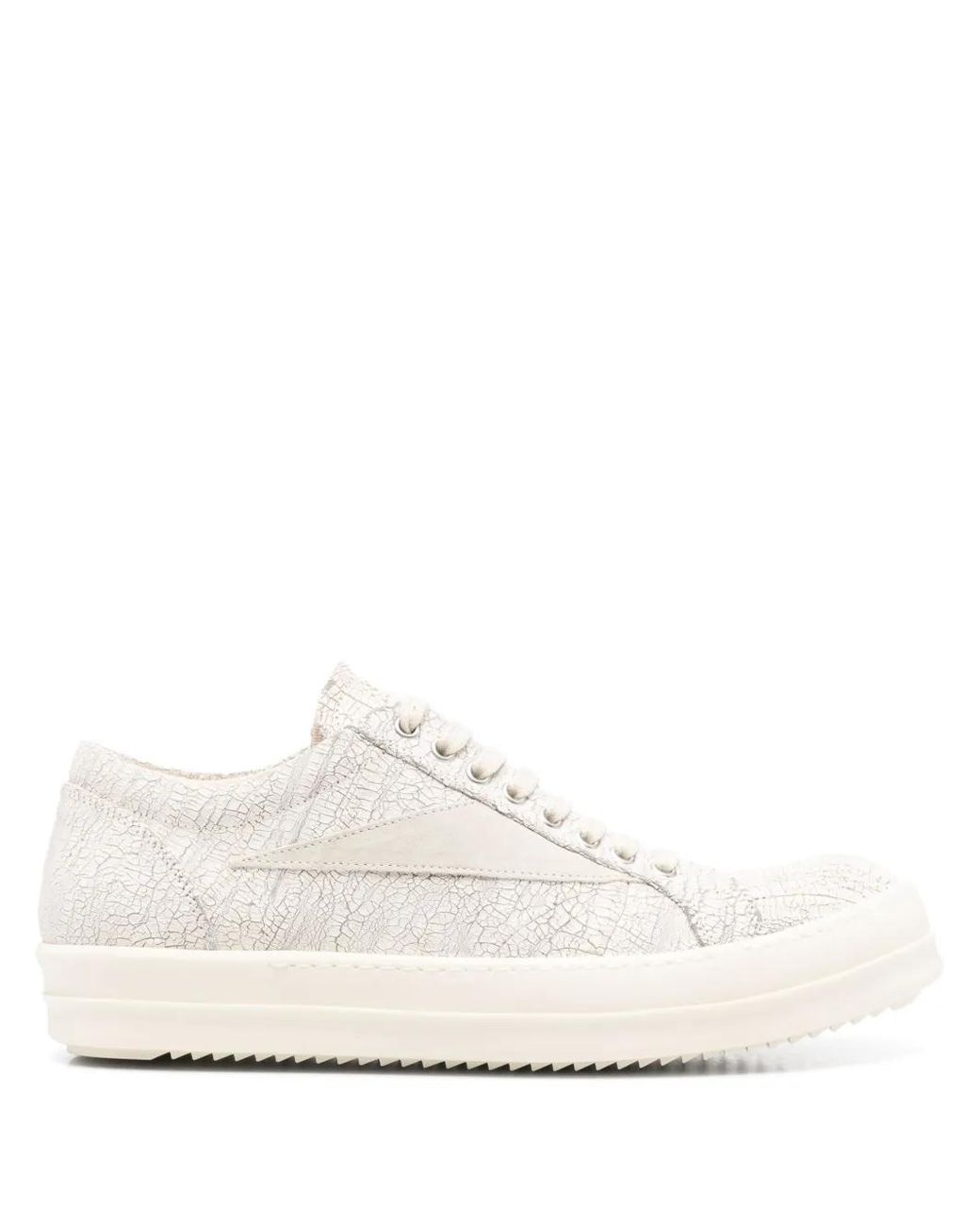 Rick Owens White Vintage Sneaks Trainers for men
