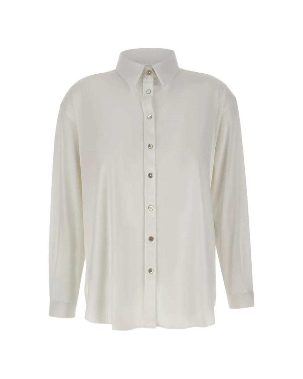 Rrd White Buttoned Long-Sleeve Shirt