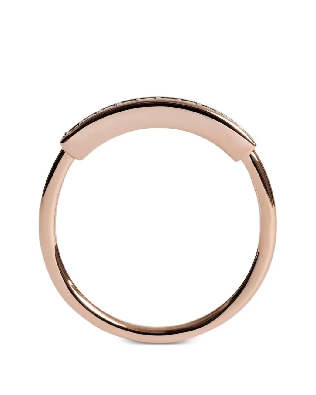 Monica Vinader Metallic Mv Linear Pavé Diamond Stacking Ring