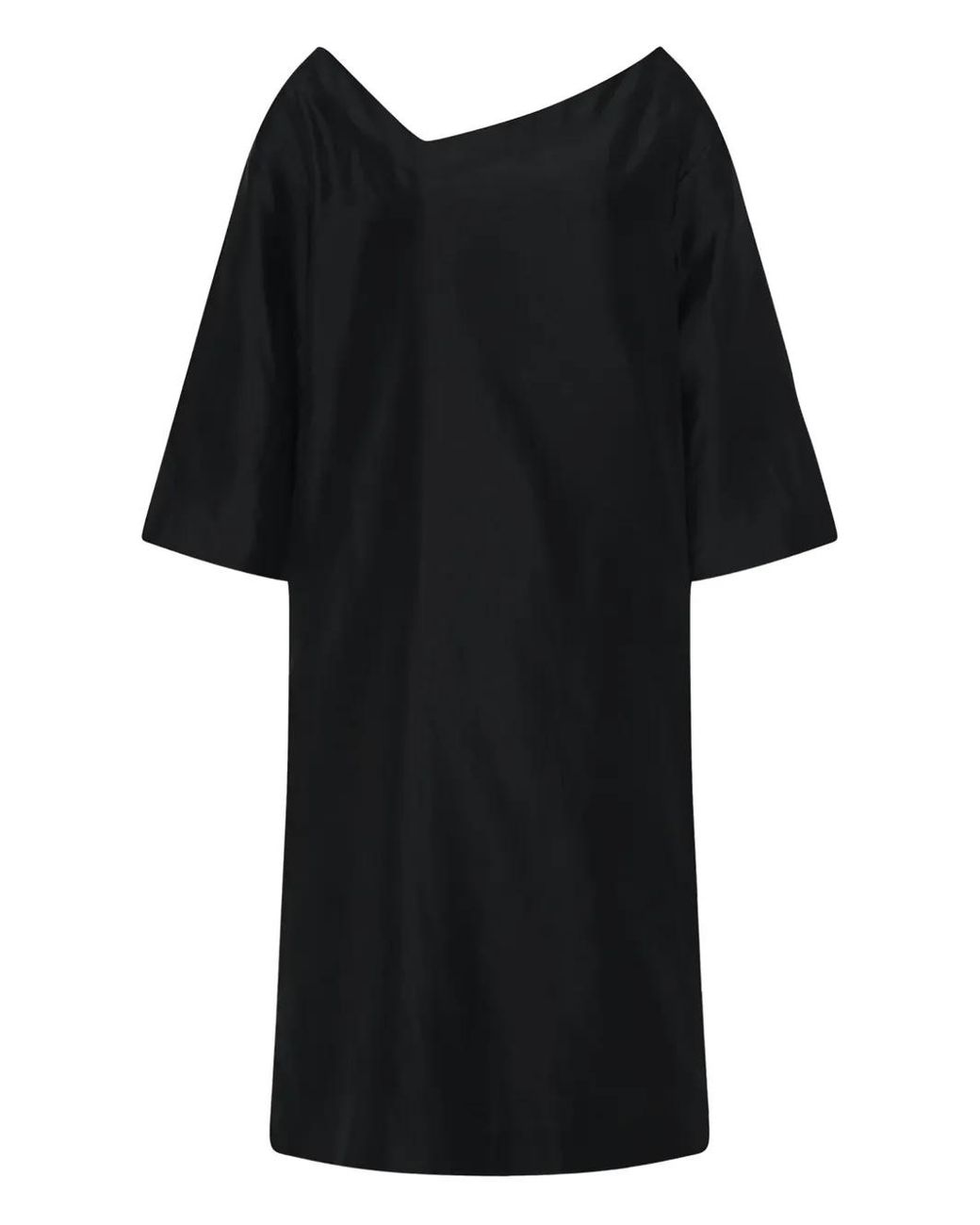 The Row Black Miki Batwing Dress