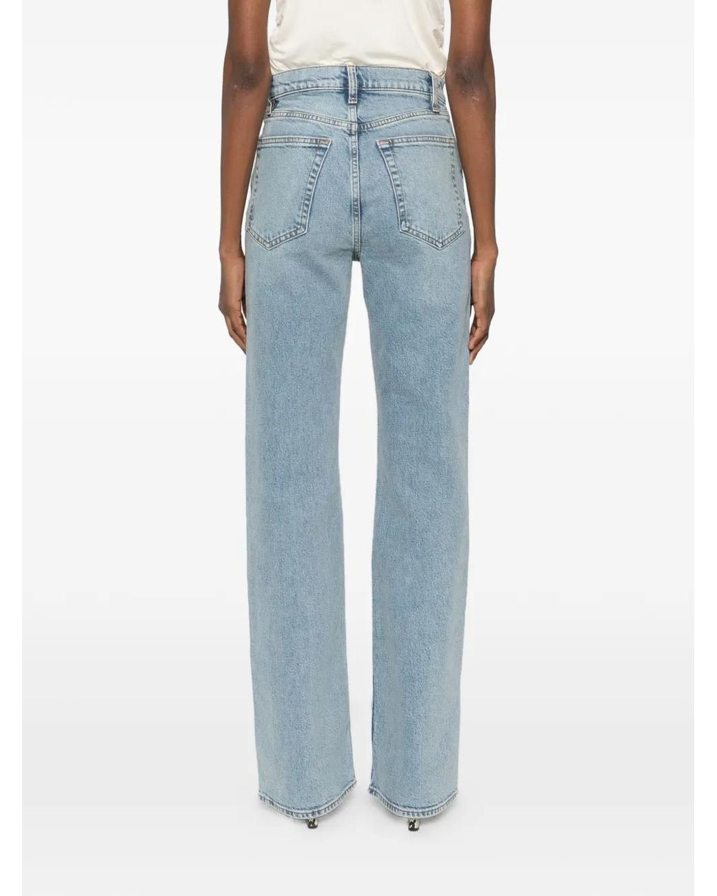 FRAME Blue The Arrow Jeans