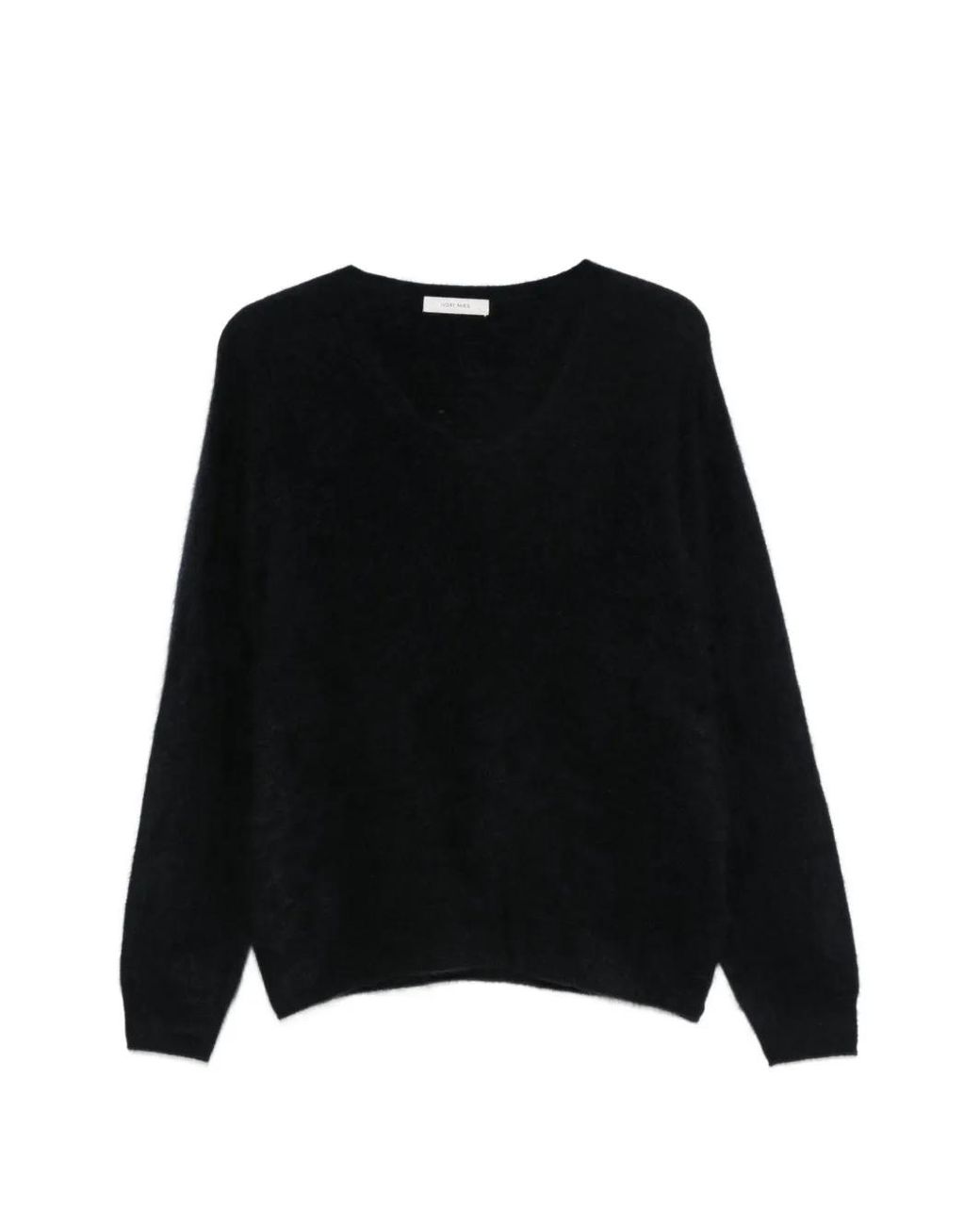IVORY PARIS Black Dolly V-Neck Sweater
