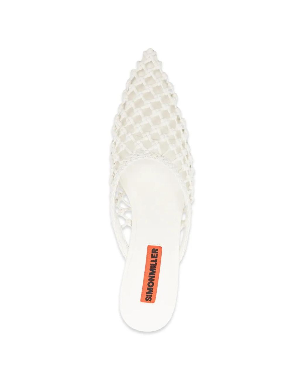 Simon Miller White Knotted Gala Mules