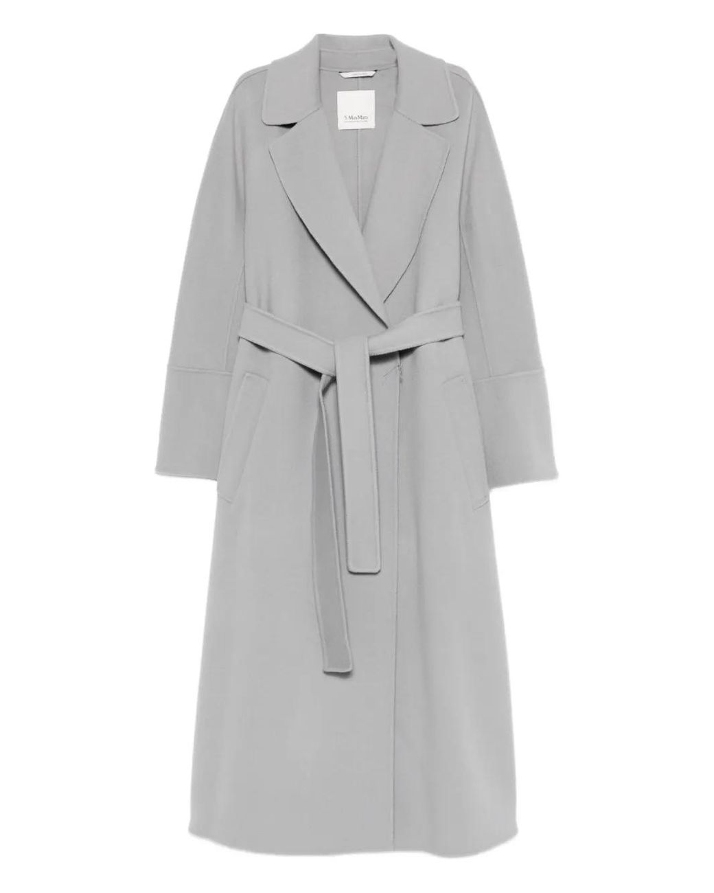 Max Mara Gray Wool Long Coat