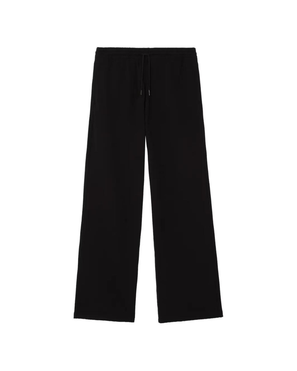 Burberry Black Check Label Cotton Track Pants