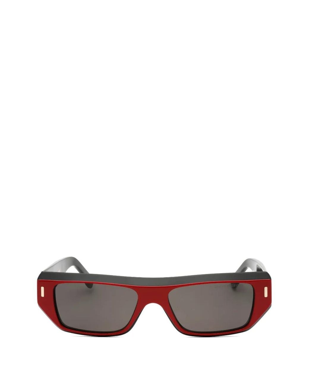 Cutler & Gross Pink Rectangle-Frame Sunglasses