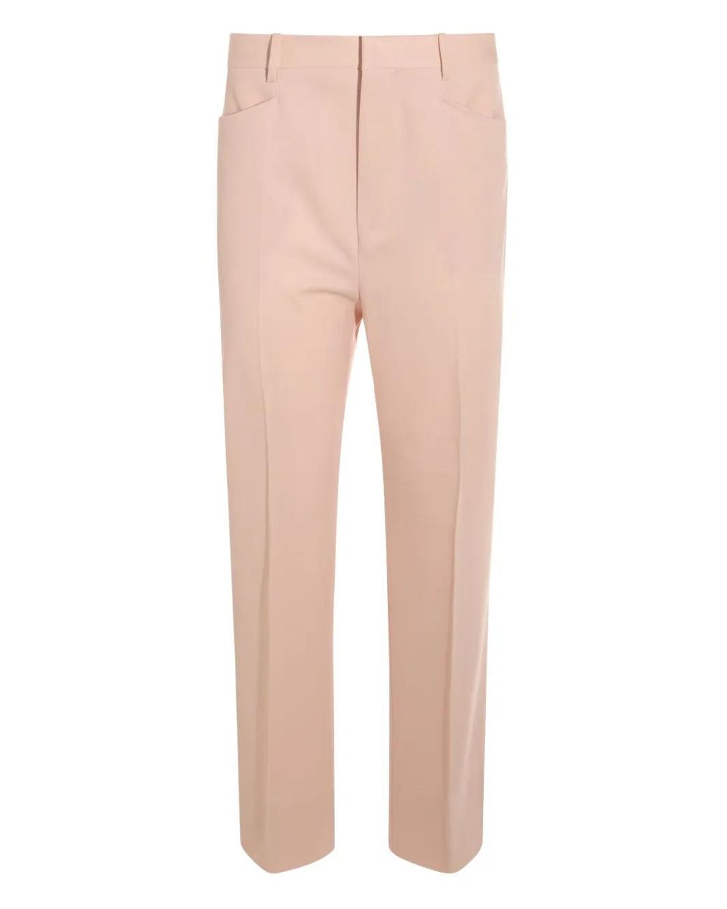 Tom Ford Natural Pressed-Crease Trousers