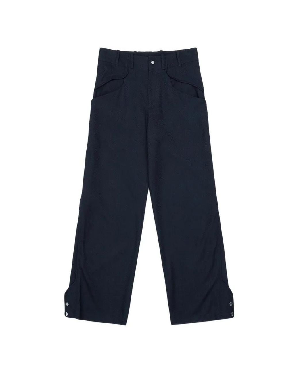 _J.L - A.L_ Blue Pantalon Permian À Détails Passepoilés for men