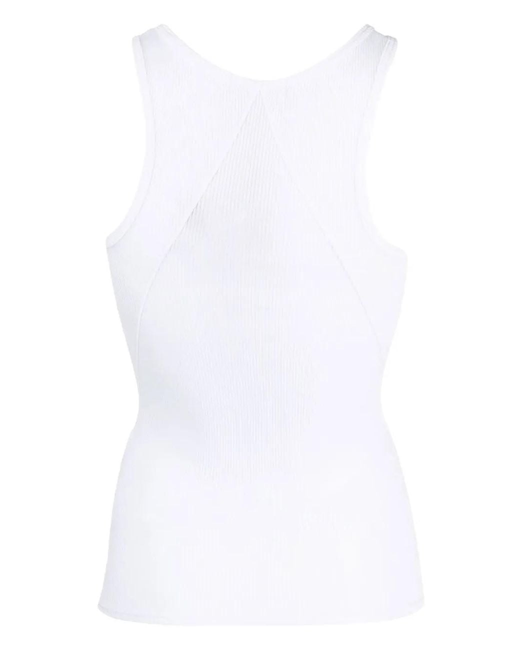 Rag & Bone White Ribbed Tank Top