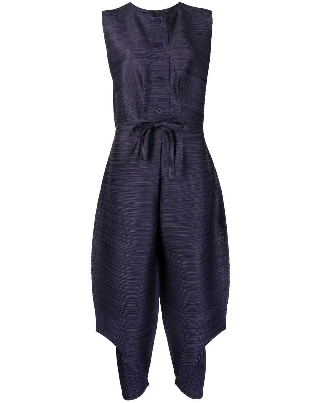 Pleats Please Issey Miyake Thicker Bounce Technical-pleated Jumpsuit in